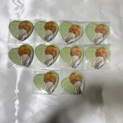 ブラコン 棗 10周年 パーティー ハート缶バッジ 5点セット - メルカリ