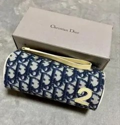 新品未使用❀ディオール　トロッターポーチ　パープル　ホワイト　ナンバー 新品未使用❀ディオール トロッターポーチ パープル ホワイト ナンバー