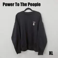 Power To The People 長袖トレーナー XLサイズ 男性のサムネイル