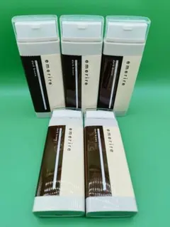 新品未使用　エメリル　ブラックデュアル　トリートメント　ダークブラウン80g5点のサムネイル