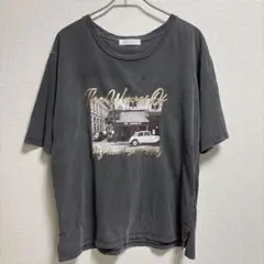 SENSE OF PLACE フォトプリントTシャツ グレーのサムネイル