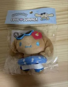 オリーブヤング サンリオコラボ ぬいぐるみキーホルダー　日焼けシナモン