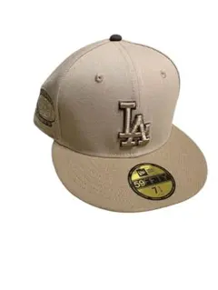 New Era 59FIFTY LA Dodgers ベージュキャップ