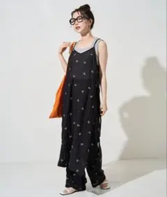 FREAK'S STORE 小花柄刺繍　キャミワンピのサムネイル