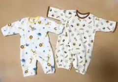 ベビーロンパース　2枚（50-60サイズ）