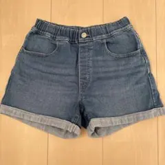 ユニクロ　キッズ　デニムショートパンツ　130