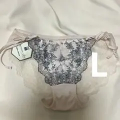 廃盤品 tutuanna ラメ糸刺繍ショーツ L プレミアムライン