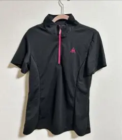le coq sportif 半袖　ハーフジップシャツ　吸汗速乾 レディース　Ｌ