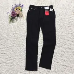 新品＊EDWIN　日本製　スキニーパンツ　ストレッチジーンズ　ブラックデニム　M