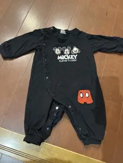 ディズニー⭐︎ロンパース黒80