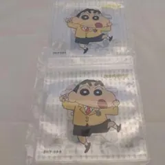 クレヨンしんちゃん オリジナルジッパーバッグ(4種) 2つセット 非売品