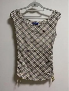 BURBERRY LONDON BLUE LABEL ノバチェック タンクトップ - メルカリ