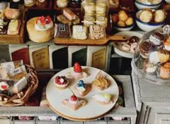 【ミニチュアスイーツ】タルトとレモンケーキのセット