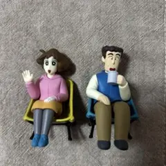 クレヨンしんちゃん キャンプ フィギュアセット