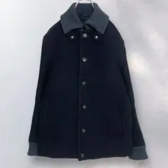 y583》インケルトゥス ブルゾン ジャケット ウール混 カジュアル 羽織りM