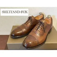 【SHETLAND FOX】コベントリー（セミブローグ/ブラウン）オーダー品 2026年最新】コベントリー シェットランドフォックスの人気アイテム
