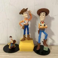 トイ・ストーリー　ウッディ フィギュア　3体セット