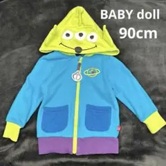 ベビードール　リトルグリーンメン　パーカー　90cm