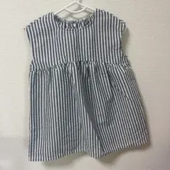 新品　ワンピース　ストライプ　95 西松屋