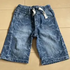 GAPデニムハーフパンツ　サメ柄　5歳サイズ