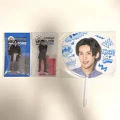  Man サマパラ2019 ミニうちわ 目黒蓮　アクスタセット Man サマパラ2019 ミニうちわ 目黒蓮 アクスタ2体セット Snow