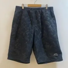 K1207 ワークマン ナイロンハーフパンツ ブラック メンズ L