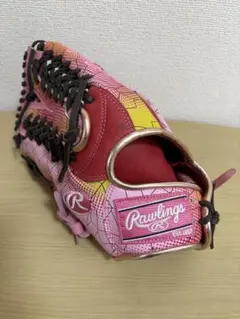 激レア ローリングス 野球 グローブ ピンク 軟式 内野 外野 オール