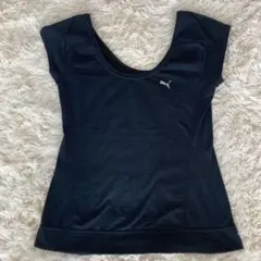 PUMA ブラック 半袖Tシャツ S