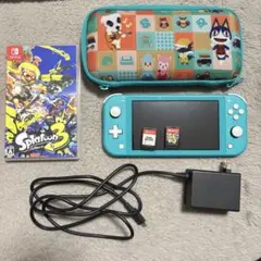 Nintendo Switch Lite 青色 Splatoon 3付き