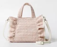 JILL by JILLSTUART ツイードフリルバッグ