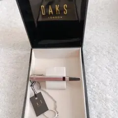 DAKS ネクタイピン シルバー チェーン付き