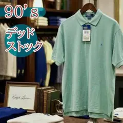90s POLO Ralph Laurenラルフローレン ポロシャツ メンズ L