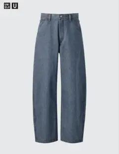 ユニクロU ワイドテーパードジーンズ　MEN29 今期モデル　美品