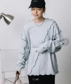 フリークスストア 配色メロースウェット　グレー