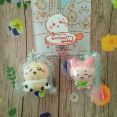 ちいかわビスケット　アクリルシーンクリップ＆キーホルダー2個セット