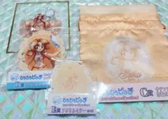 ぴちぴちピッチ キャラ福くじ クリア色紙 アクリルスタンド ミラー