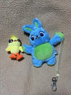 ディズニー　ダッキー＆バニー　ぬいぐるみ　チャーム