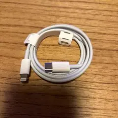 iPhone14まで使用可能 USBケーブル 1m ホワイト