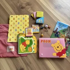 【レトロ】くまのプーさん グッズ まとめ売り ディズニーランド メモ帳 文房具