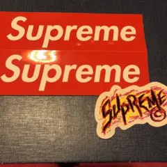 新品未使用　シュプリーム　ステッカー　3枚セット