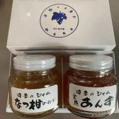 みすゞ飴四季のジャム Mサイズ あんず なつ柑350ｇ2種セットのサムネイル