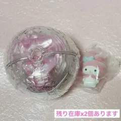 サンリオキャラクターズカプセルステッキ　ふわふわフロッキードール マイメロディー