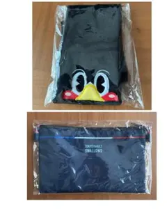 つば九郎もふもふマフラー＆ヤクルトスワローズ　サコッシュ 2点セット