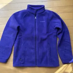 【子供用】Columbia フリースジャケット 紫 サイズL