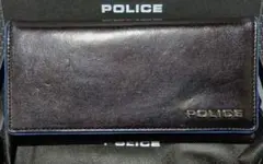 アボイド2 ラウンドファスナー財布 POLICE 品薄 希少 人気 ブラック