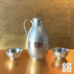 酒器　徳利　チロリ　盃　本錫