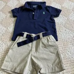 ポロラルフローレン　チノ短パン　ポロシャツ