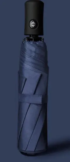 8本骨 ワンタッチ自動開閉式折りたたみ傘 白 晴雨兼用 ユニセックス