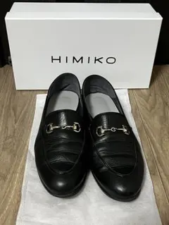 【値下げ】HIMIKO ブラックレザー ローファー