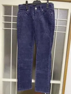 【再値下げ】 UNIQLO コーデュロイブルーパンツ